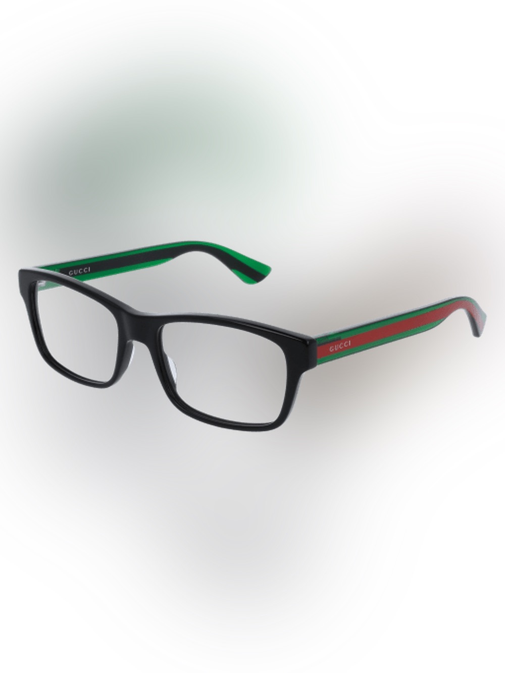 Gucci Eyewear - Black/Green Transparent Frame - Unisex